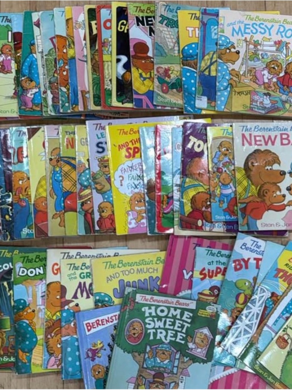 Large Berenstain Bears Book Collection - over 55 books